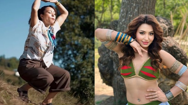 ‘চিকরি চিকরি’ গানে ভাইরাল নেপালি মডেল